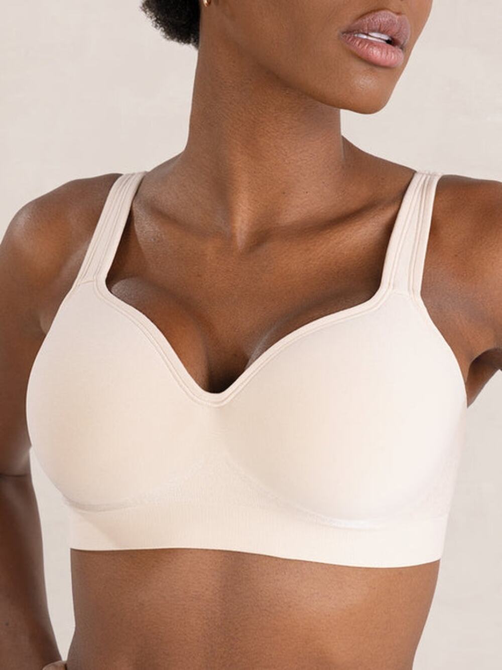 Shapermint Essentials Sweetheart Wireless Contour Bra White 2XL NWT